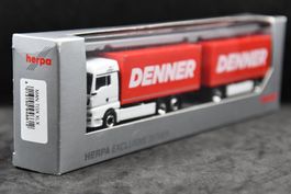 Herpa MAN TGX XLX Euro 6c Koffer-HZ "Denner", 1:87