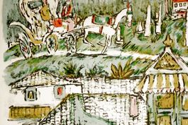 ALOIS CARIGIET (Schweiz, 1902-1985) Kutschenfahrt, um 1965