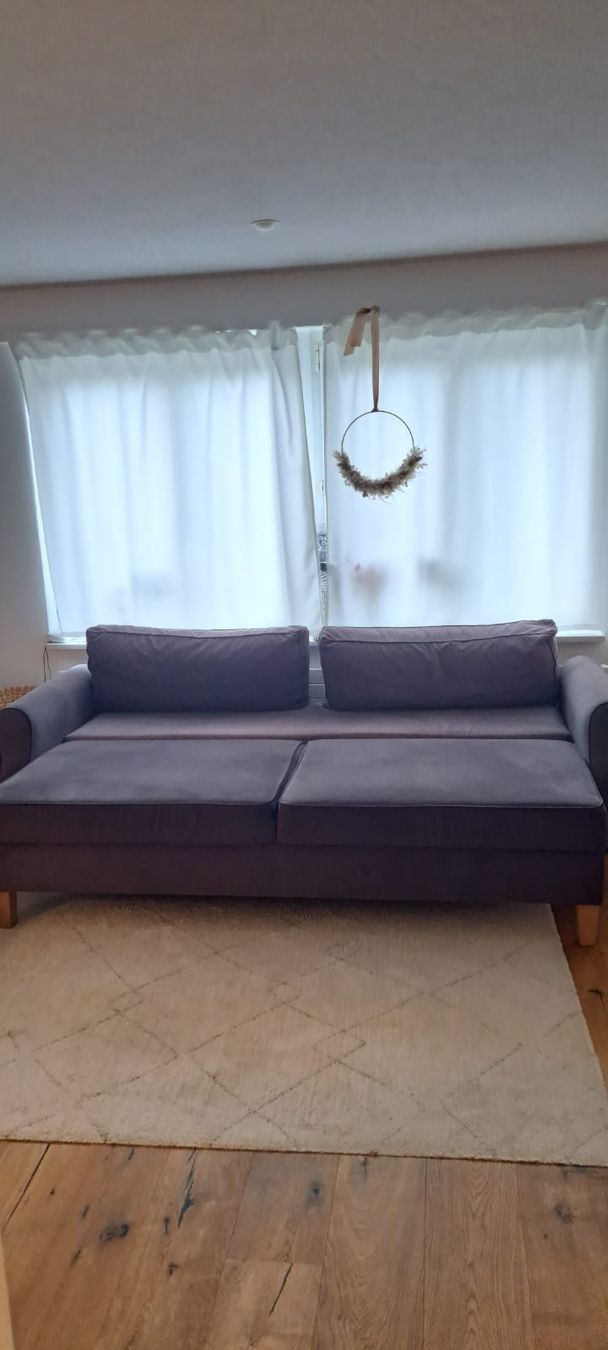Sofas: Sofa / Schlafsofa – 2 identische Sofas, dunkelgrau – Gebraucht aus Uznach von Nyric 7