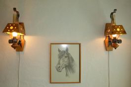 3 wunderschöne Wandleuchten rustikal