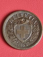 TOP - 2 RAPPEN SCHWEIZ JAHR 1866 - UNZ. VK. 350.- 