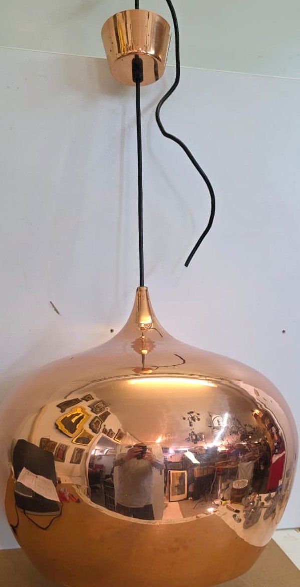 Lampadari & plafoniere: Design Deckenleuchte / Pendellampe Kupfer top Zustand – Usato da Flums venduto da Flumsantik 3