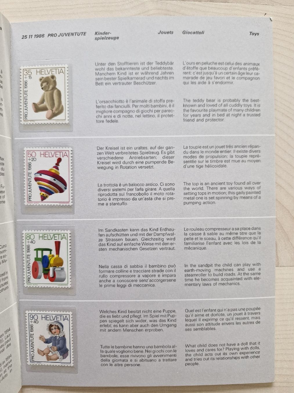 Tutti i francobolli: Jahresbuch 1986 schweizer Briefmarken postfrisch Top! – Nuovo (secondo la descrizione) da Frauenfeld venduto da Kasico 8