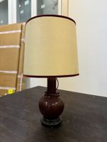Pair of PUMPKIN Lamps - Porcelain Sang de Boeuf