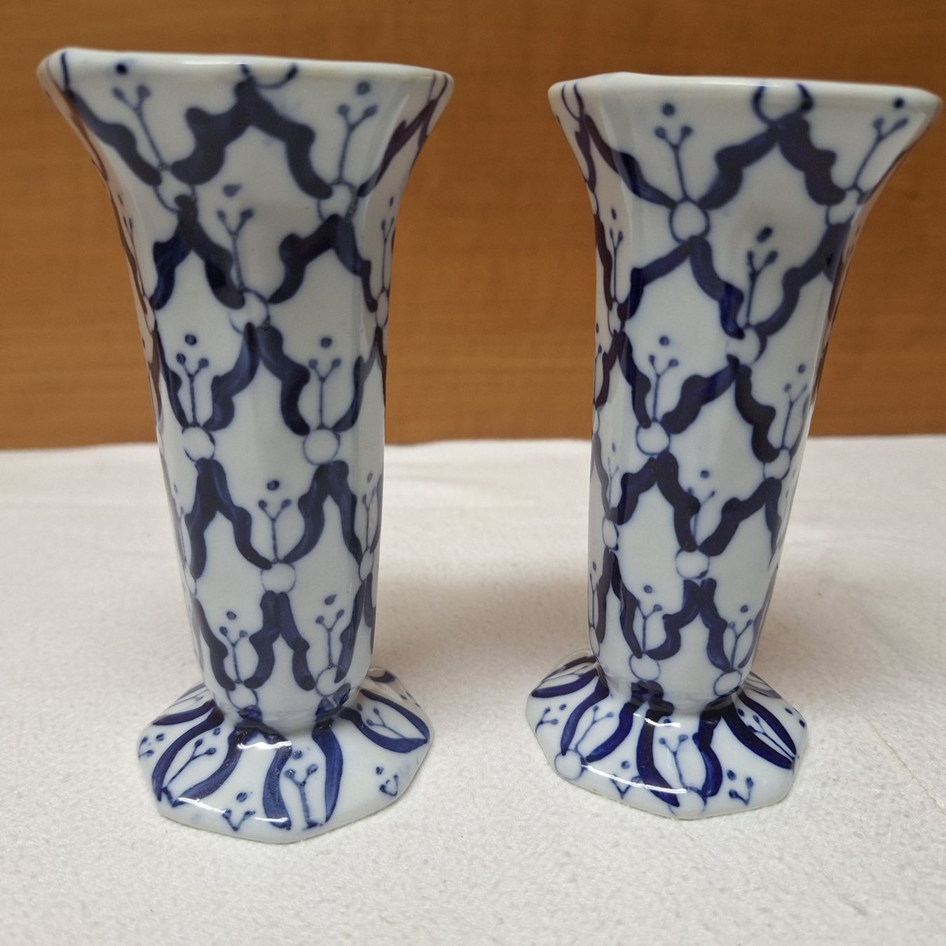 Kerzenständer: Versand möglich. 2 schöne Vintage Kerzenständer, handgemalt – Gebraucht aus Winterthur von Goldpipau 6