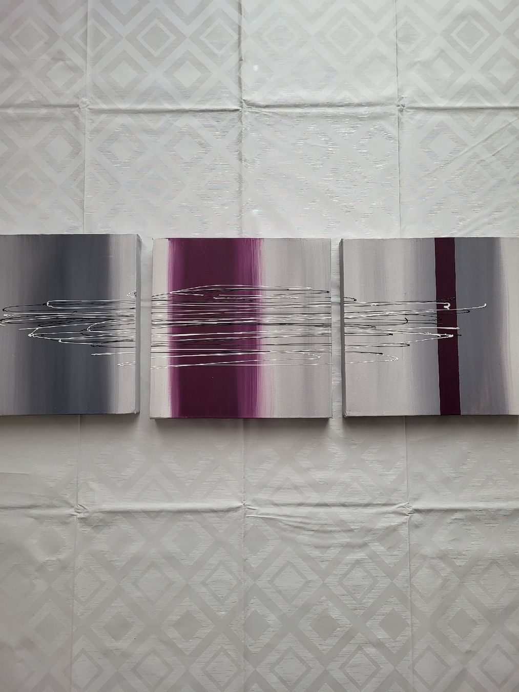 Foto & Immagini: 3 Leinwandbilder ca. 30x30 cm – Usato da Langenthal venduto da blueskye01 2