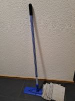 Bodenwischer blau mit 3 Lappen gebraucht, Bodenputzer