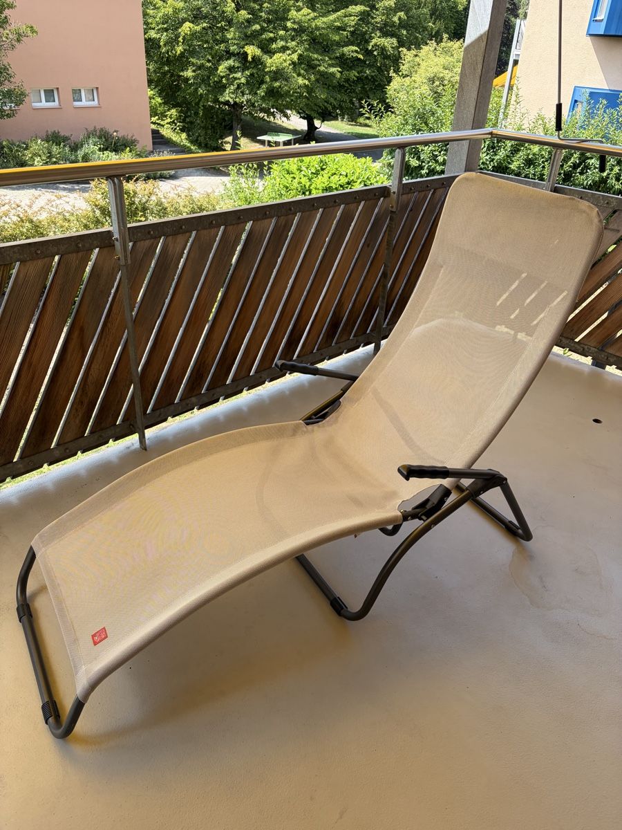 Fiam Chaises longues: Fiam Terrassenliege hellgrau – D'occasion à Zumikon par fbi10
