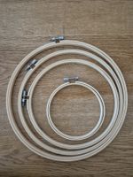 Set of 4 Wooden Embroidery Hoops in Various Sizes