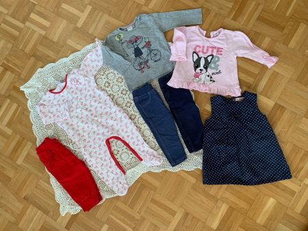Set Pyjama, robe, pantalons Gr.68