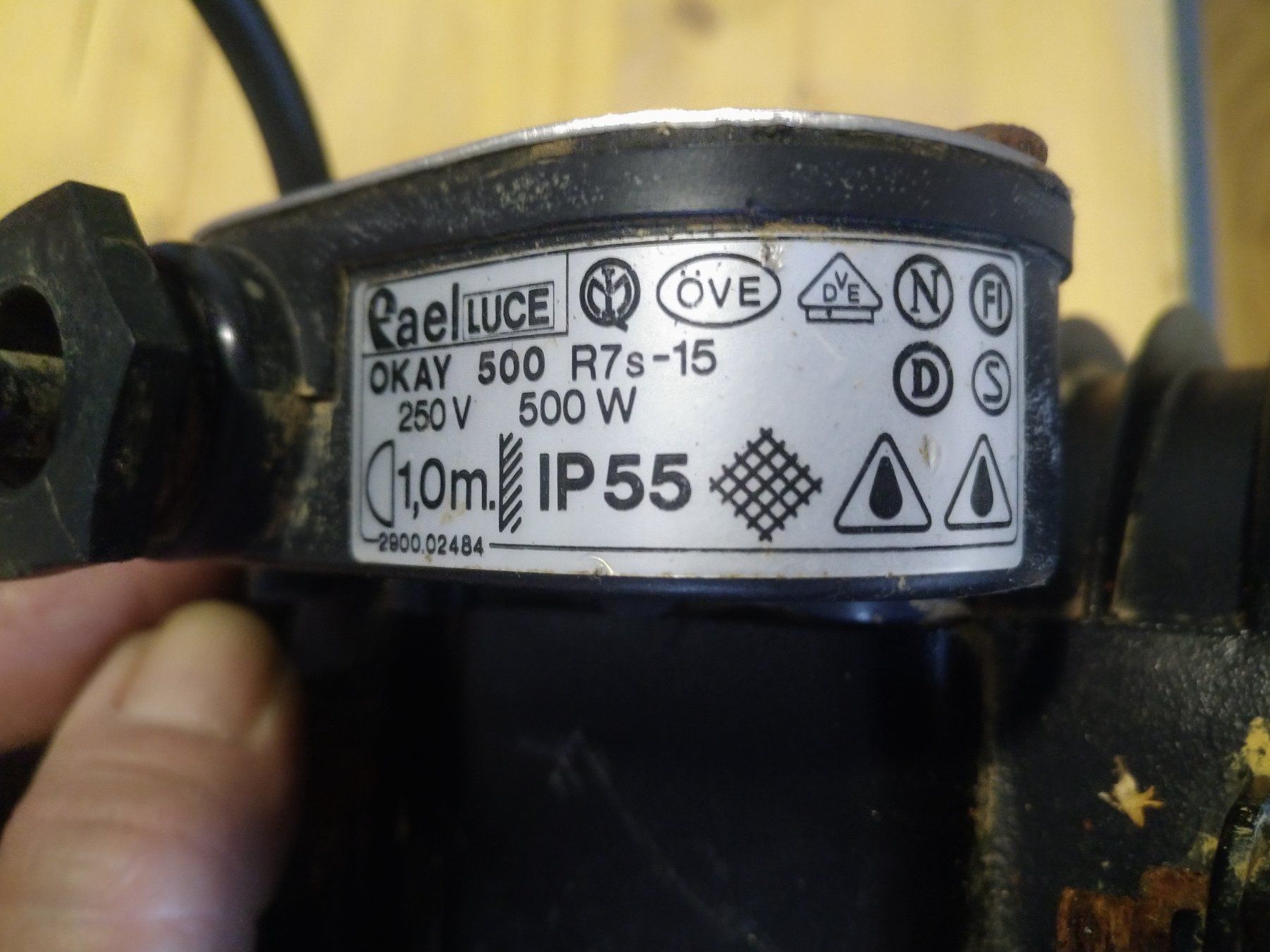 Lampade: 4 Halogenscheinwerfer Baustrahler Strahler Aussenbereich – Usato da Buckten venduto da RolandsLiquidationen 3