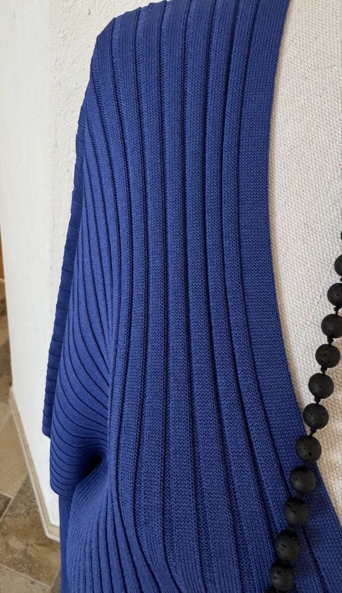 Vestiti: Rippstrick Kleid blau Grösse M neuwertig – Nuovo (secondo la descrizione) da Altendorf venduto da Ro 3