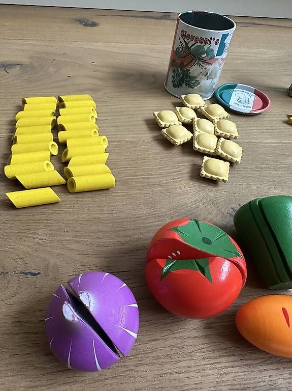 Giocattoli: Holznudeln, -früchte, -Gemüse ohne Plastik – Usato da Buchs SG venduto da pessego2008 1