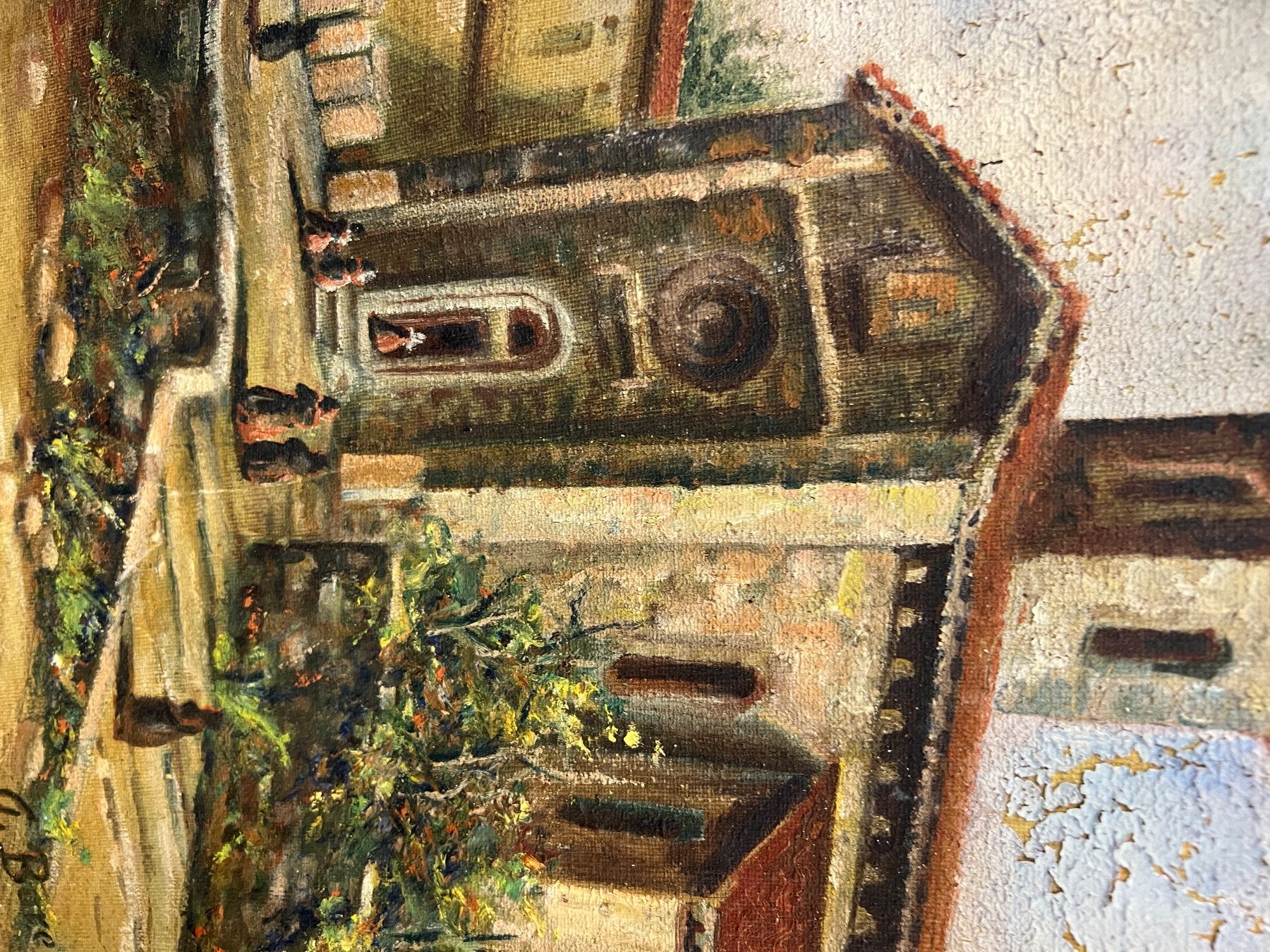 Gemälde: HUILE SUR TOILE SIGNÉE 2 X – Gebraucht aus Genève von Qanil77 6