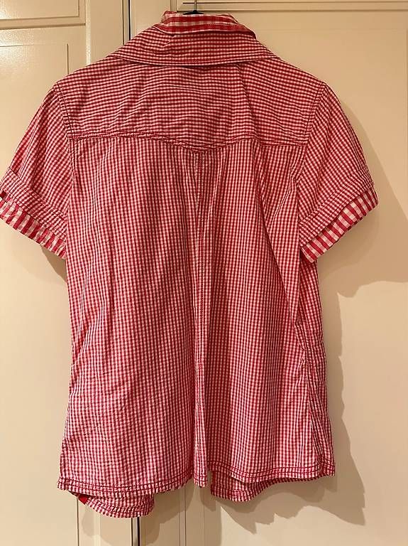 Esprit Camicette: Esprit Bluse XS kurzarm rot/weiss kariert – Usato da Rothenburg venduto da wer_g9fd 4