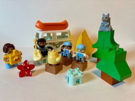 DUPLO 10946 Camping-Familie mit Wohnmobil und Zelt