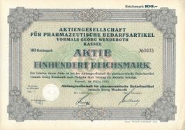 Pharmazeutische Bedarfsartikel vorm. Wenderot, Kassel - 1933