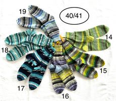 handgestrickte Wollsocken, 40/41