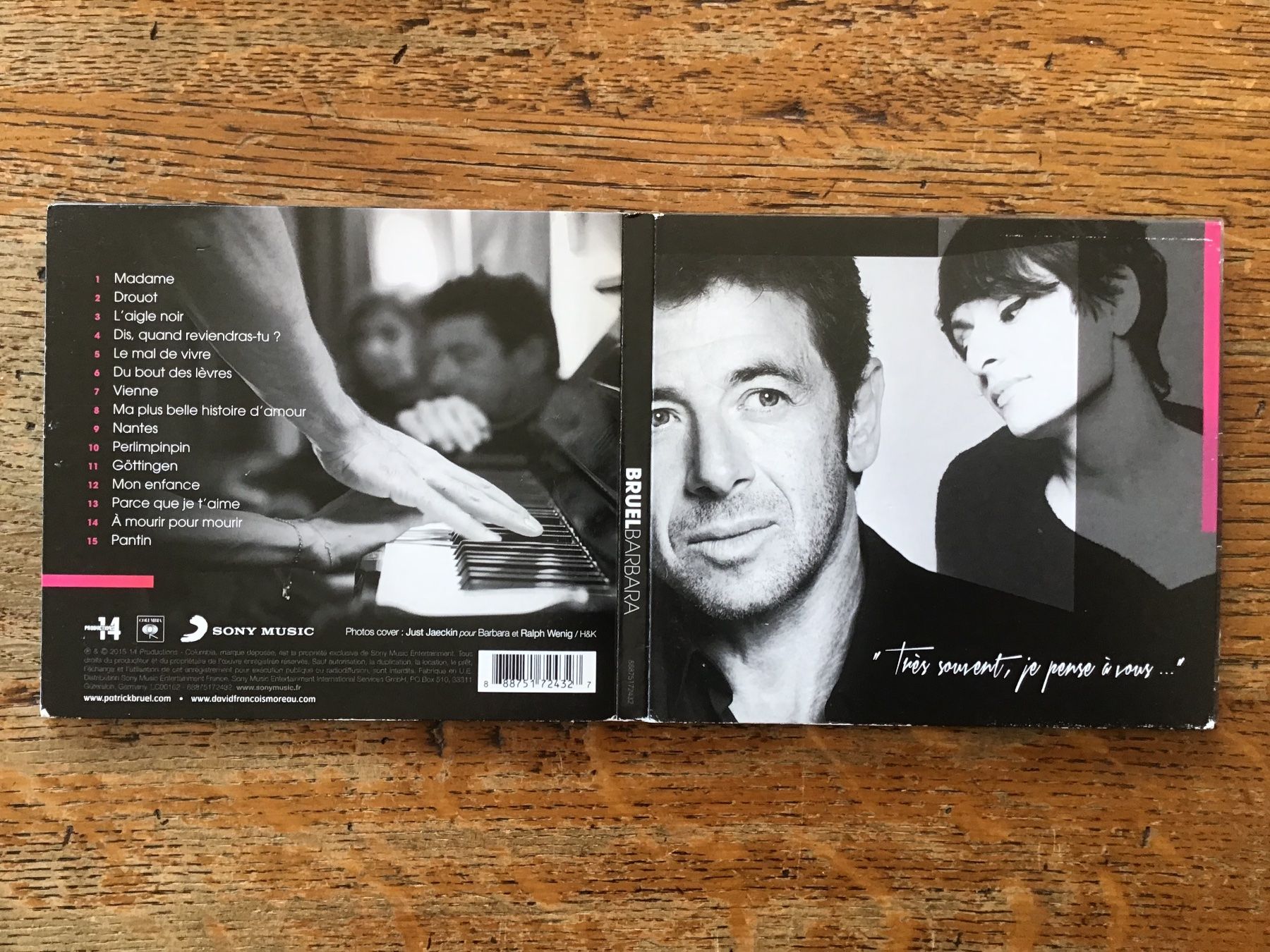 CD: CD Patrick Bruel (Barbara) – Usato da Fully venduto da Ruby97