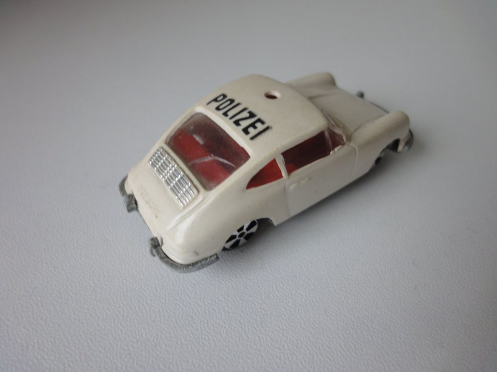 FALLER AMS PORSCHE 911 Con Motore Piatto Armatura, 60er Anni Giocattolo