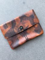 Leder Mappe Camouflage