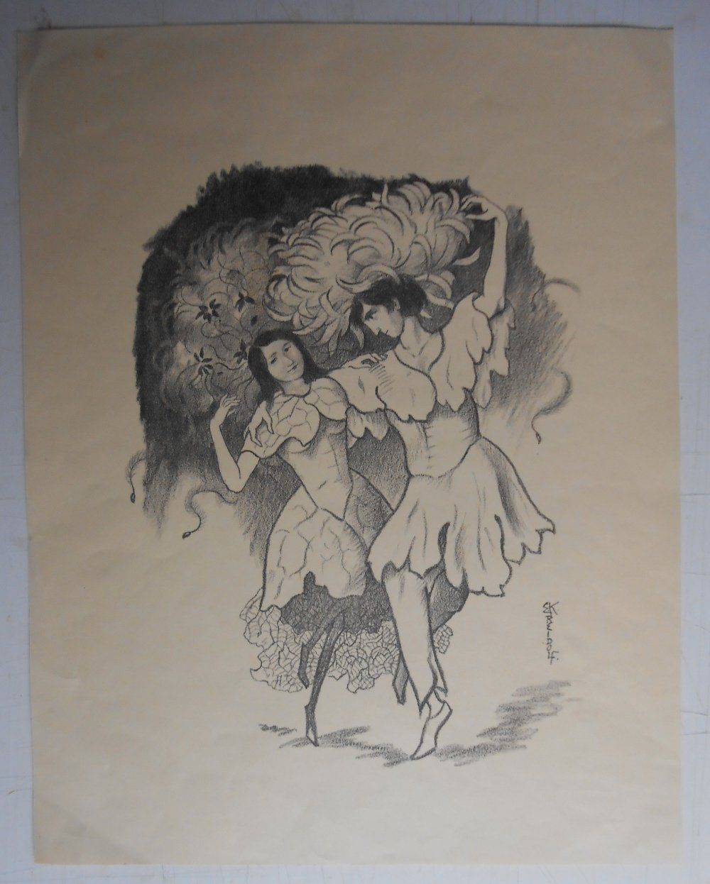 Grafica & Litografie: Ernst Kreidolf. Lithographie von ca 1930. – Usato da Basel venduto da Domba