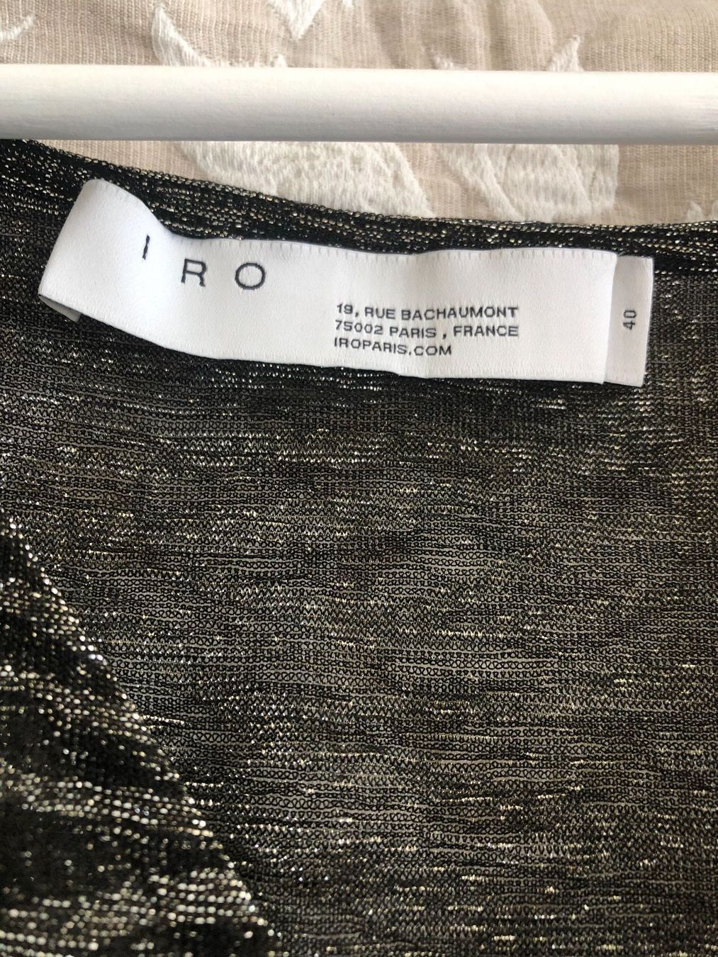 Iro Vestiti: IRO Metallic Minikleid – Nuovo e nell'imballaggio originale da Zürich venduto da erica72 3