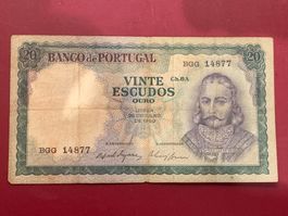 PORTUGAL - 20 Escudos 26 Julho 1960 - A.L. DE MENENDEZ