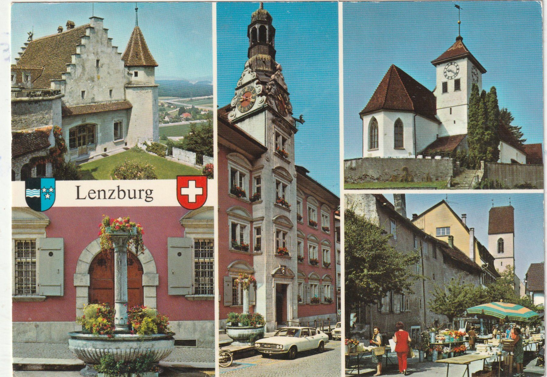 Cartoline postali: Lenzburg  MBK – Usato da Lumbrein venduto da made02