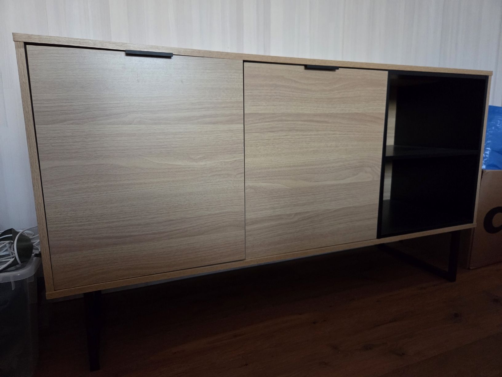 Cassettiere: Sideboard aus Holz und Metall – Usato da Rombach venduto da Malivo 3