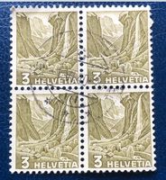 4 er Block Nr.201 mit Vollstempel    
