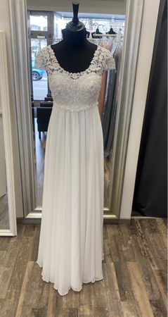 Umstands Brautkleid Spitze Gr. 34 neuwertig