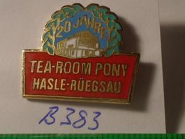 1 Pin 20 Jahre Tea Room Pony Hasle Ruegson Pin (B383)