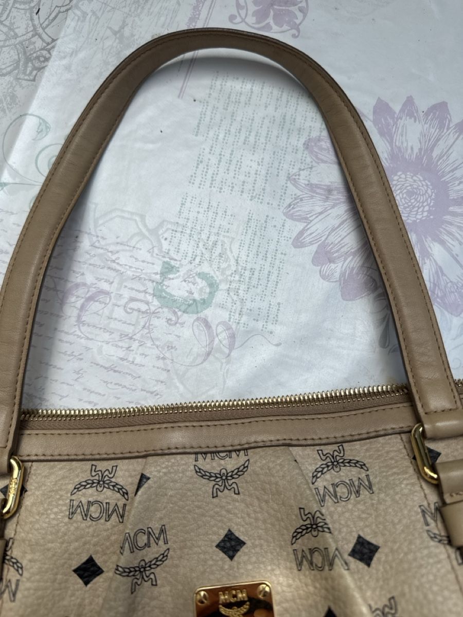 Mcm Borse da donna: MCM Leder shopper Beige – Nuovo (secondo la descrizione) da Wenslingen venduto da moschi1 6