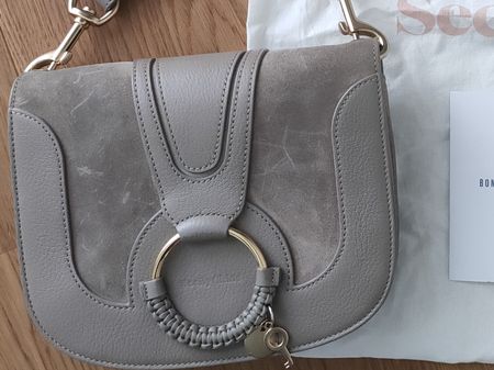 Hana See By Chloé Leder Tasche taube 