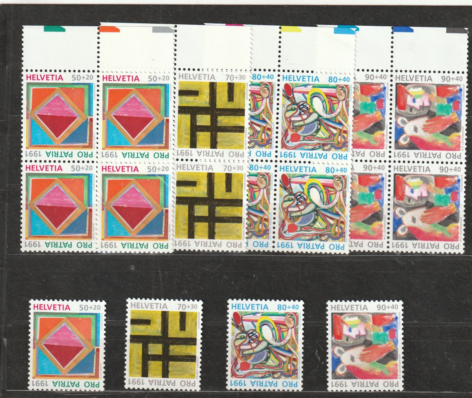 Alle Briefmarken: Schweizer Frankaturware  Europa / Pro Patria – Gebraucht aus Rupperswil von Ema10 1