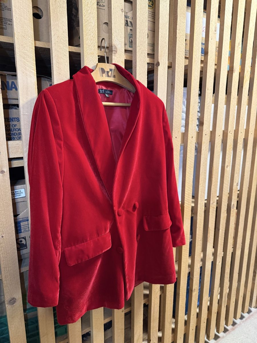 Giacche: Samtjacke, Gr.L – Nuovo (secondo la descrizione) da Uster venduto da Flummi