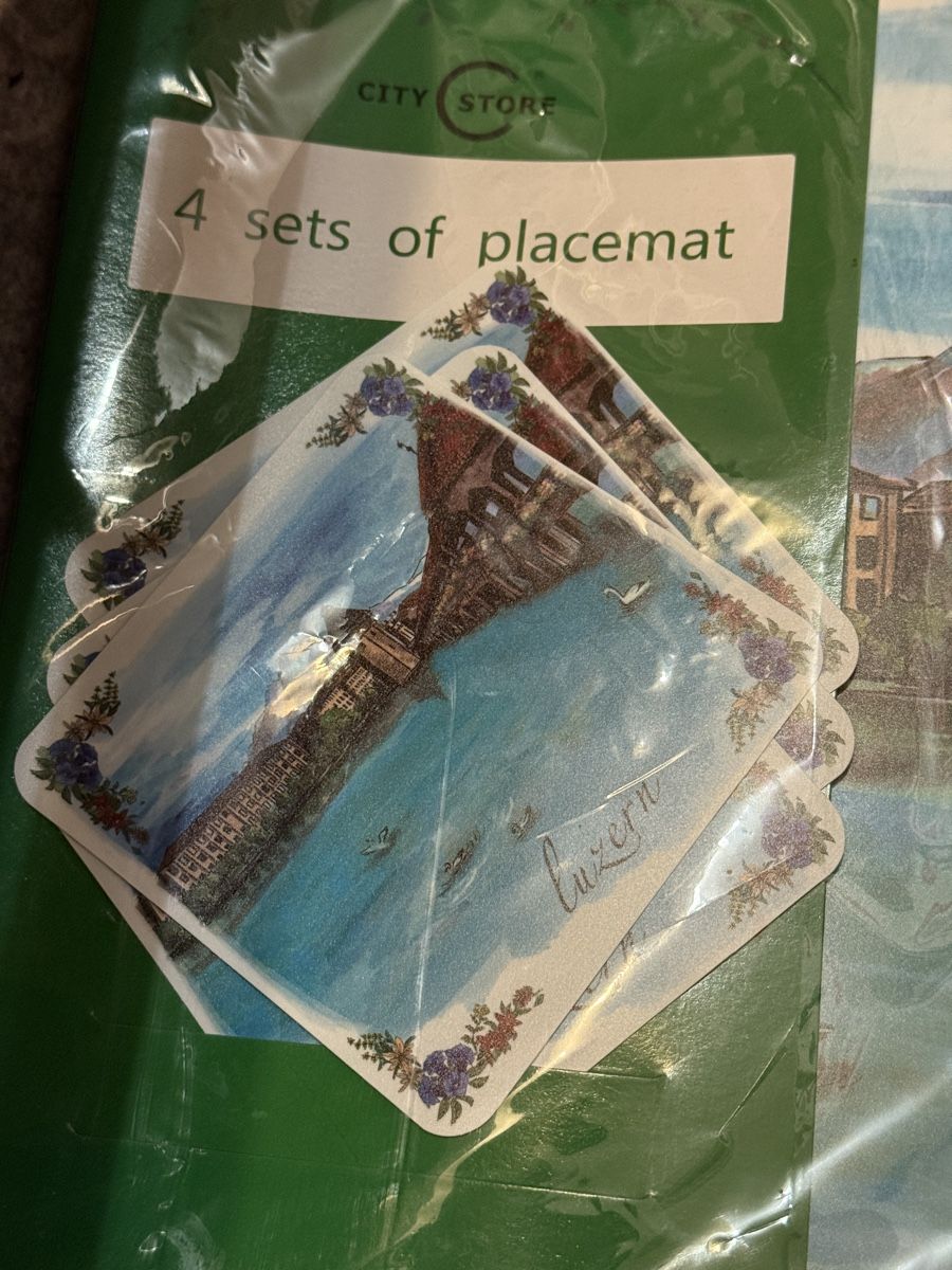 Küchengeräte: Untersetzer Luzern Souvenir – Neu und originalverpackt aus Goldach von igwhitestar 1
