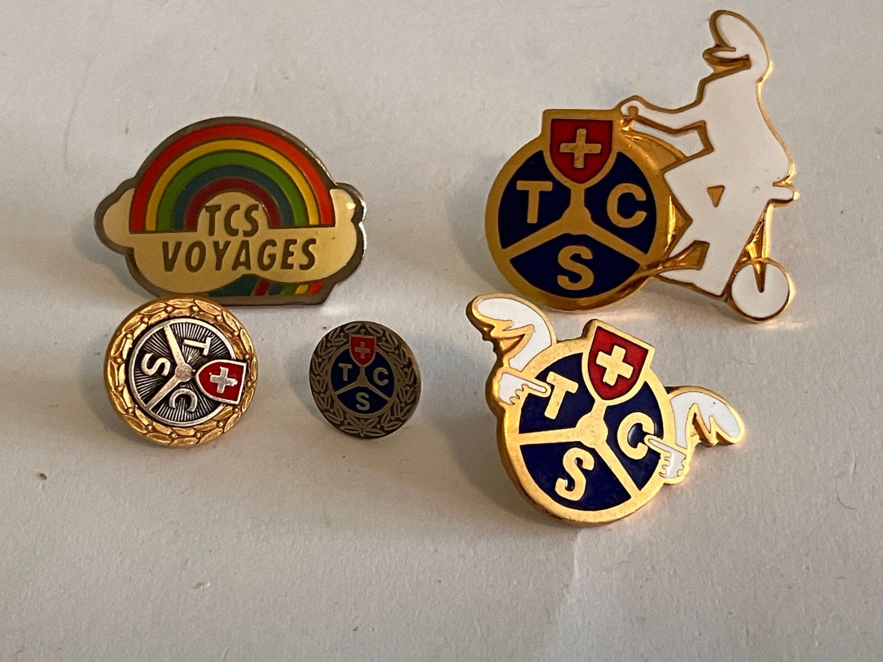 Placchette & Badge: 5 Pin TCS – Usato da Basel venduto da djwwpp
