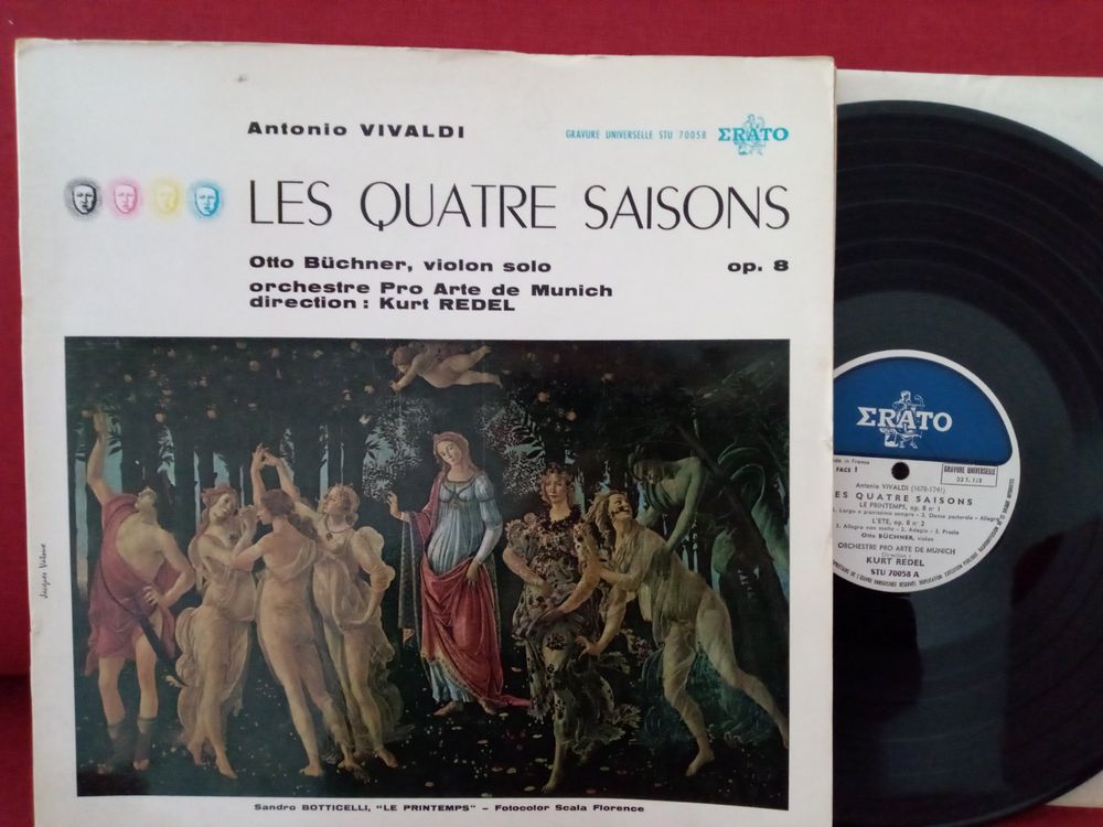 VIVALDI: Le quattro stagioni, Otto BüCHNER, LP Erato | Kaufen auf Ricardo