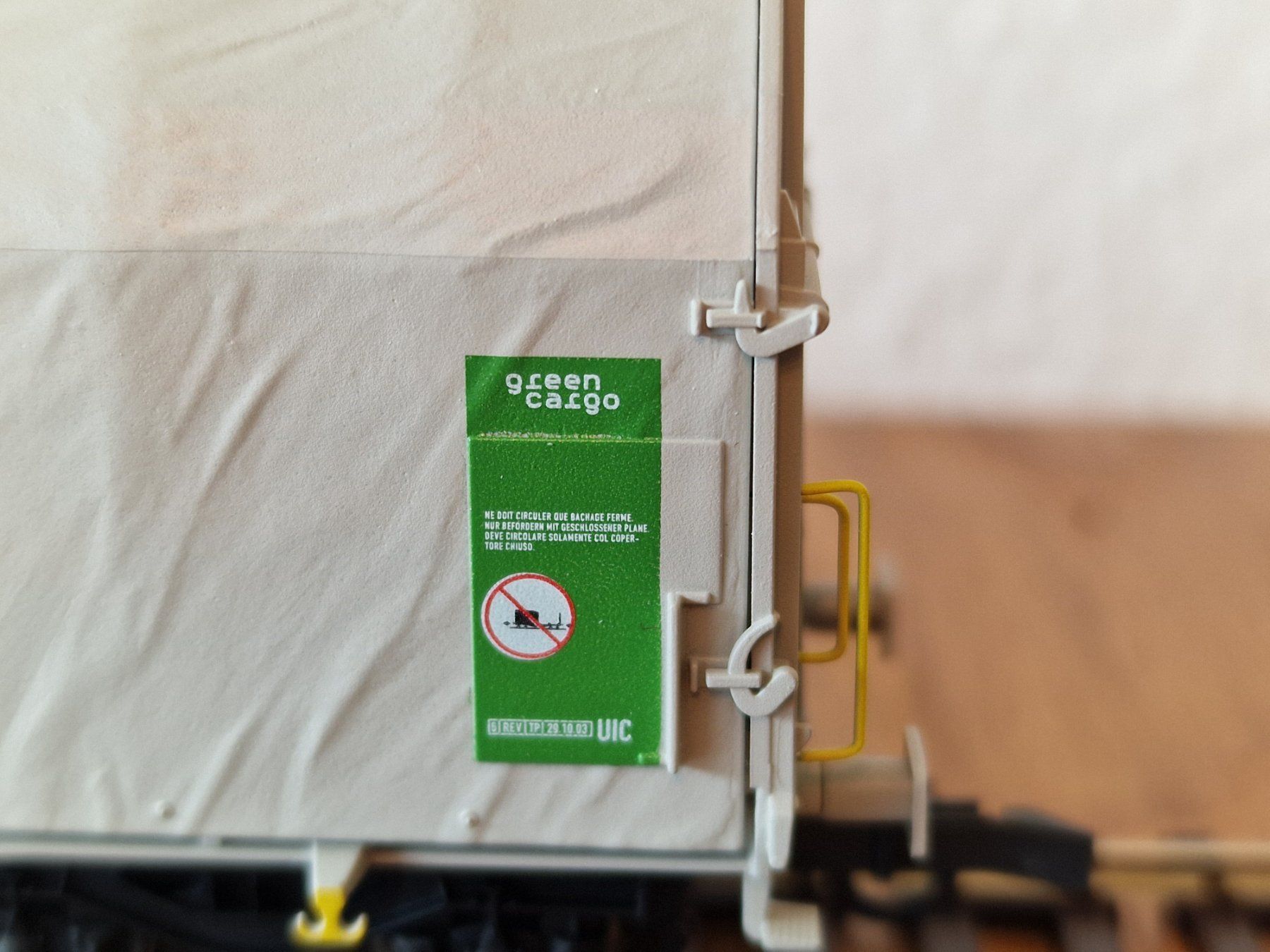 Märklin Modellini di ferrovie: DB Schiebeplanenwagen Green Cargo H0 – Usato da Matten b. Interlaken venduto da lor_hr9w 4