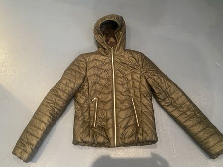 Dünnwattierte Jacke, olivgrün, Gr. S