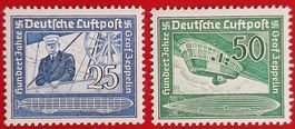 Deutsches Reich 1938 – Zeppelin-Satz komplett (Mi. 669/70)