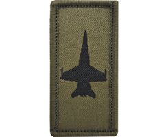 Schweizer Luftwaffe FA/-18 Patch, mit Klett Stoff.