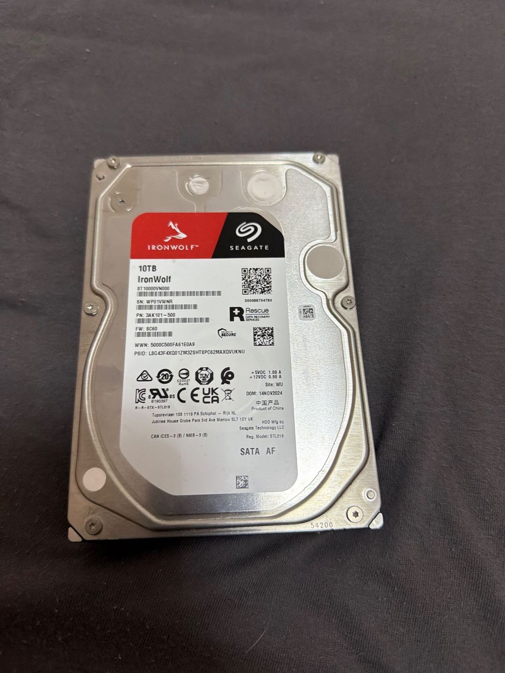 Seagate Disques durs: Seagate IronWolf 10TB NAS Hard Drive – D'occasion à Kloten par kay_n9jh