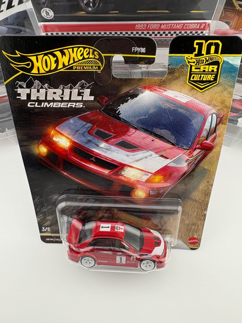 Hot Wheels Modellini d'auto: Hot Wheels Mitsubishi Lancer Evolution VI Thrill Climbers – Nuovo e nell'imballaggio originale da Flawil venduto da HeisseReifen 1