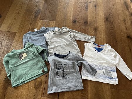 5 x Langarmshirt Jungs in Größe 80/86