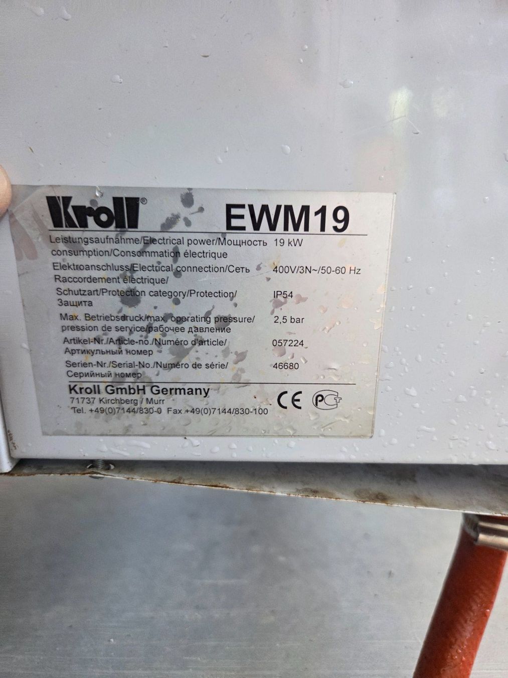Radiatori: Kroll EWM19 Notheizung / Bauheizung – Usato da Salmsach venduto da dul_qgn5 3
