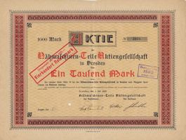 Nähmaschinen-Teile AG in Dresden, Dresden - 1920