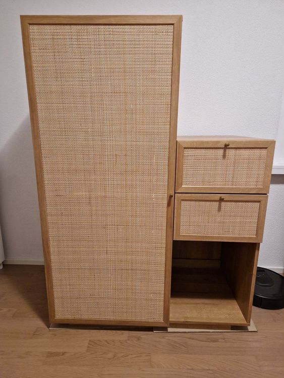 Made.com Pavia Rattan Wiener Geflecht Schrank Kleiderschrank (Gebraucht ...